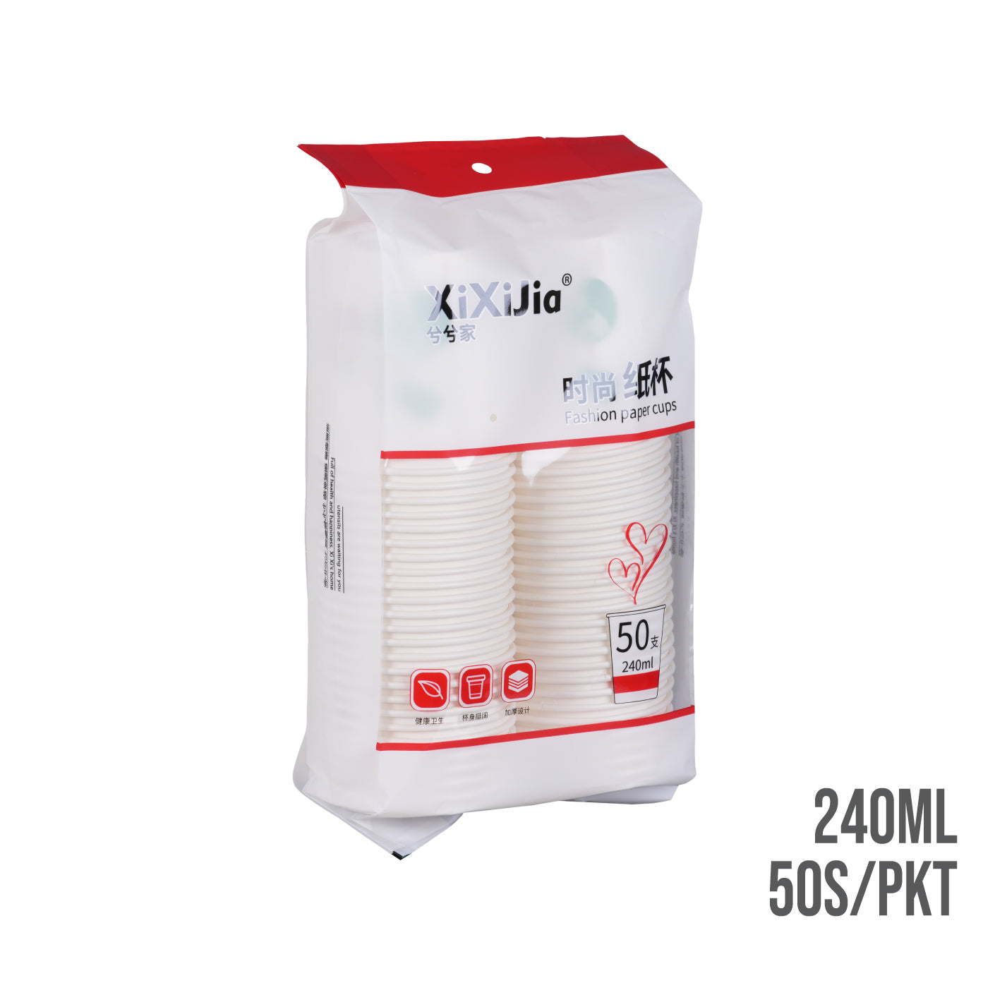 DISPO-PAPER CUP (50S/PKT) 7OZ T-812 (HFH9056)