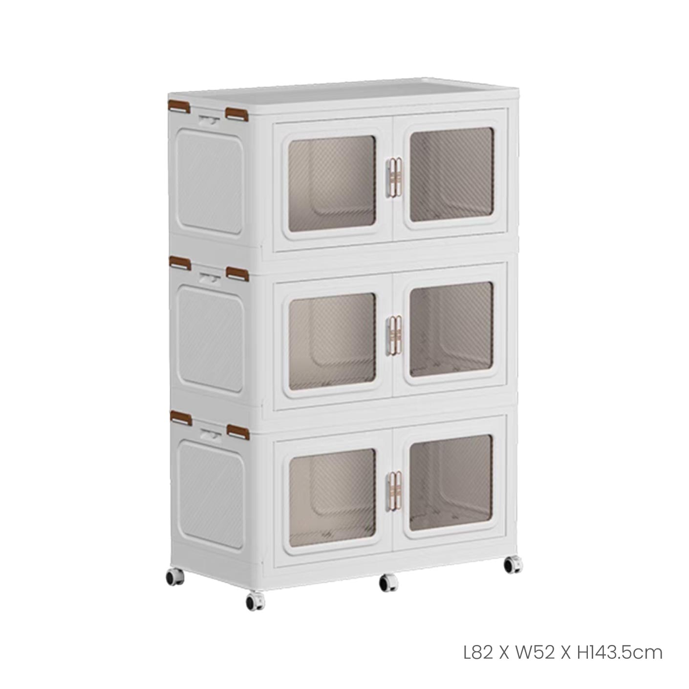 3 TIER-6D-6WHEELS CABINET (HFH9133)