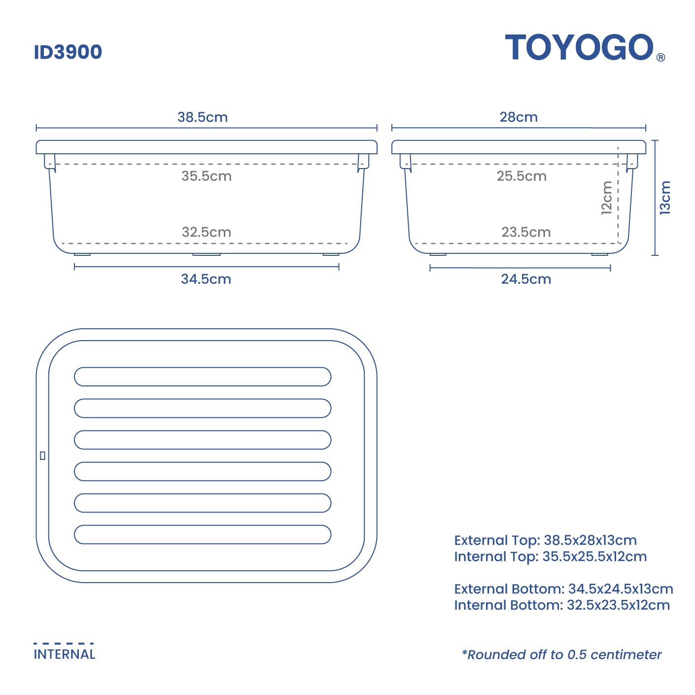 INDUSTRIAL PLASTIC CONTAINER (ID3900)