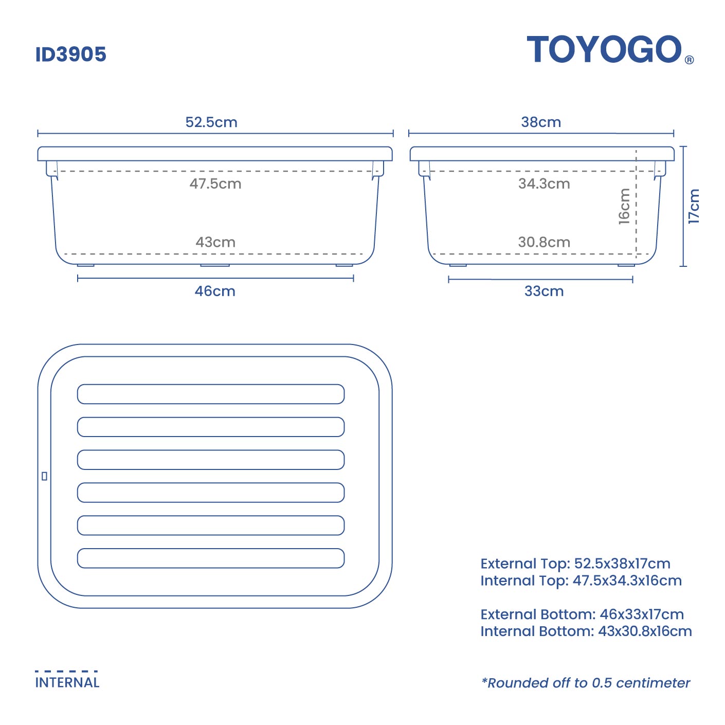 INDUSTRIAL PLASTIC CONTAINER (ID3905)
