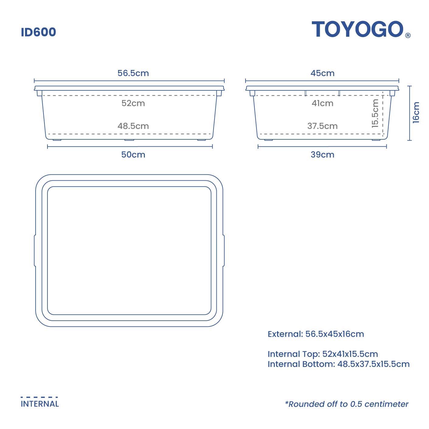 RECTANGLE BASIN (ID600)