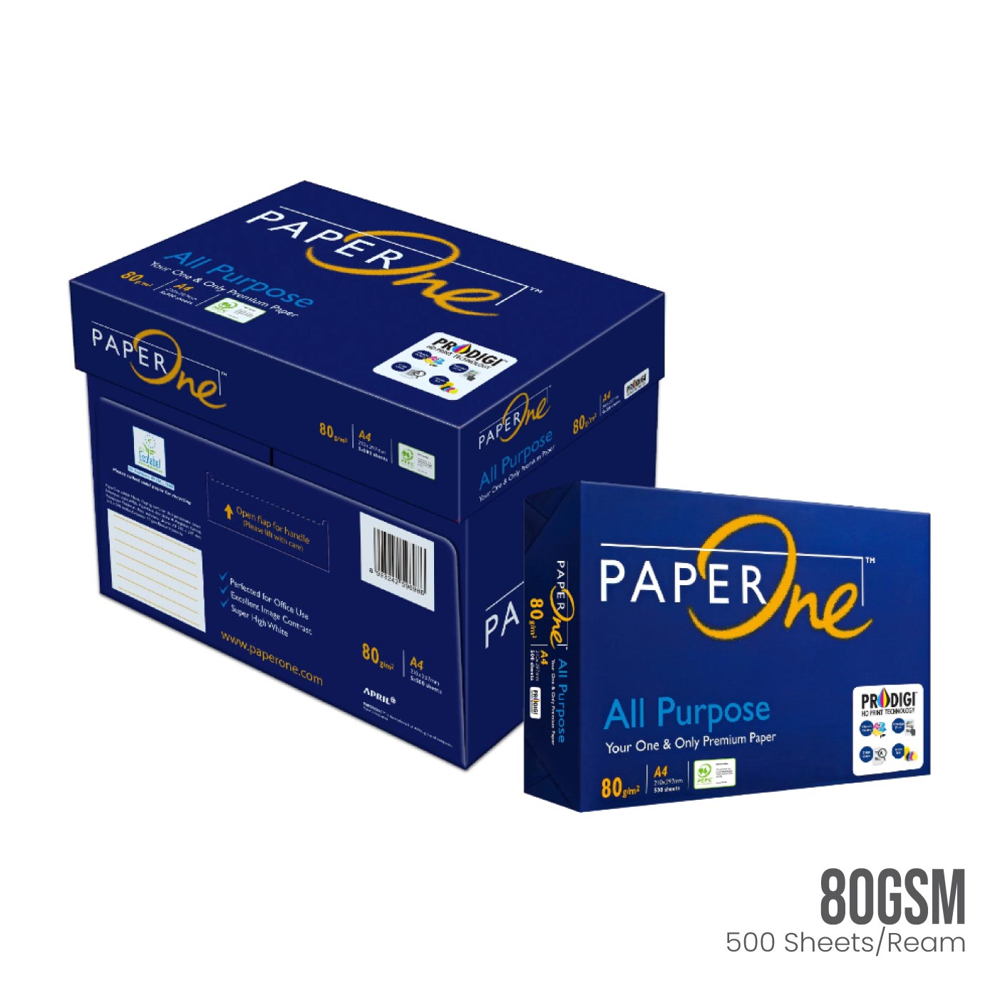 A4 ALL PURPOSE PAPERONE 80G BLUE (PAP080A4JBL) (JPP8014B)