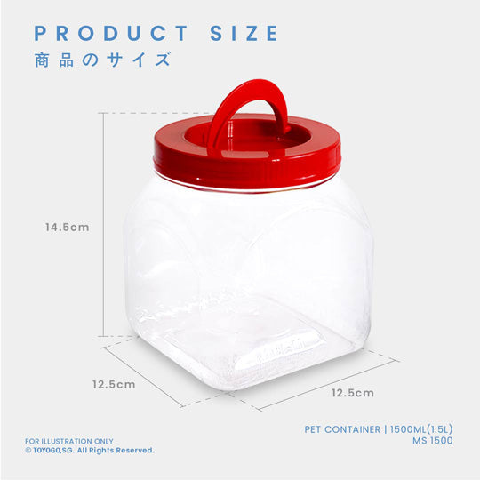 PET CONTAINER (MS1500-72)