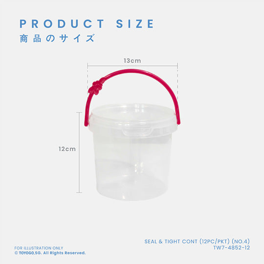 SEAL & TIGHT CONT (12PC/PKT) NO.4 (TW7-4852-12)